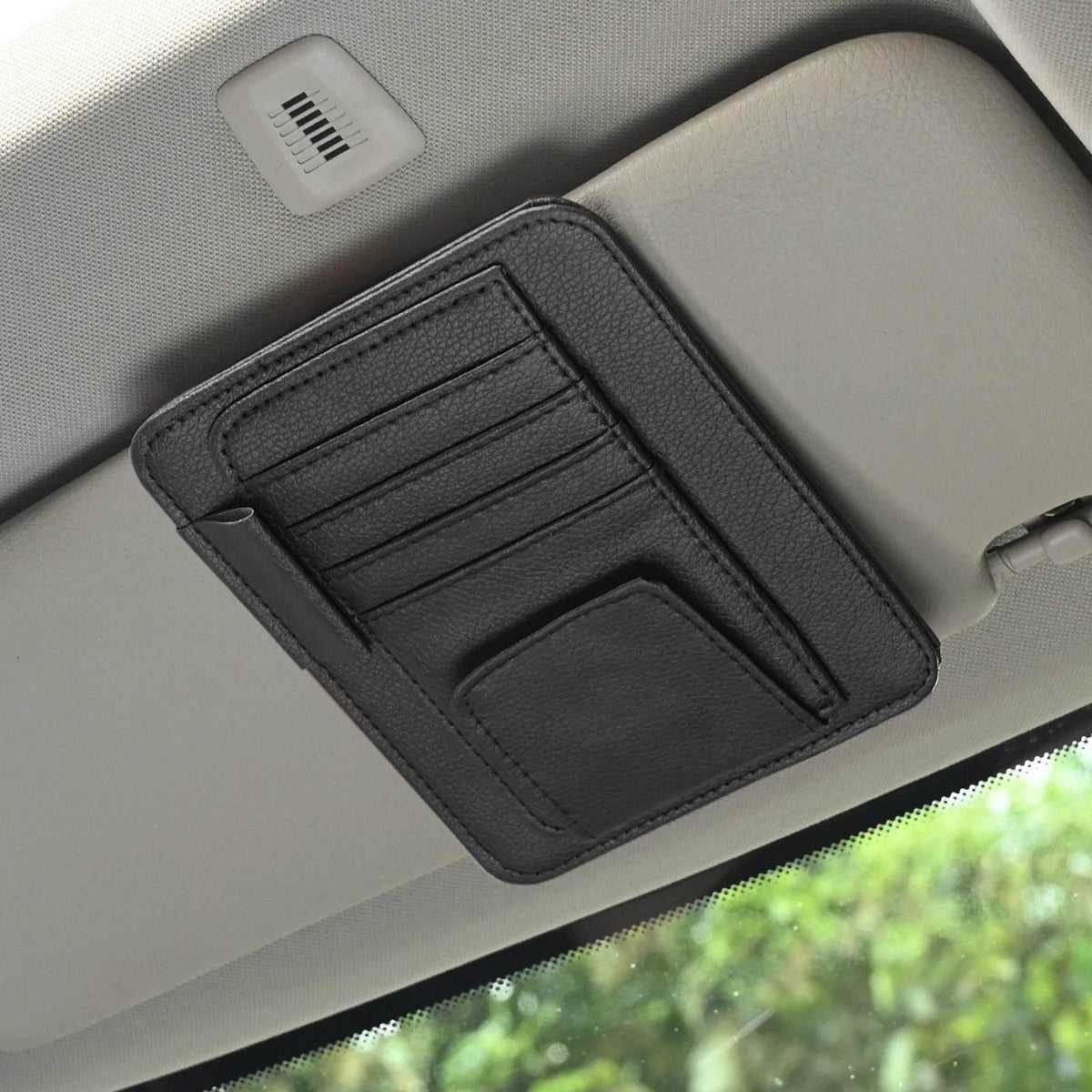 Multi-Pocket Car Visor Organizer