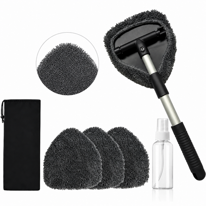 Extendable 180° Car Windshield Cleaning Kit