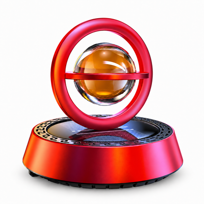 Solar Rotating Car Fragrance Diffuser – Gyroscopic Dashboard Ornament