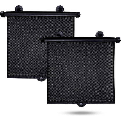 2-Pack Retractable Car Side Window Sun Shades