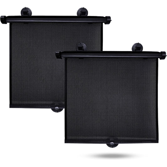 2-Pack Retractable Car Side Window Sun Shades