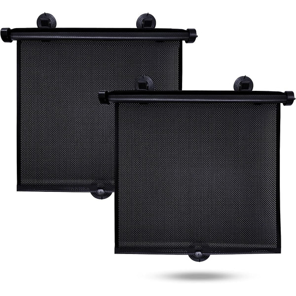 2-Pack Retractable Car Side Window Sun Shades
