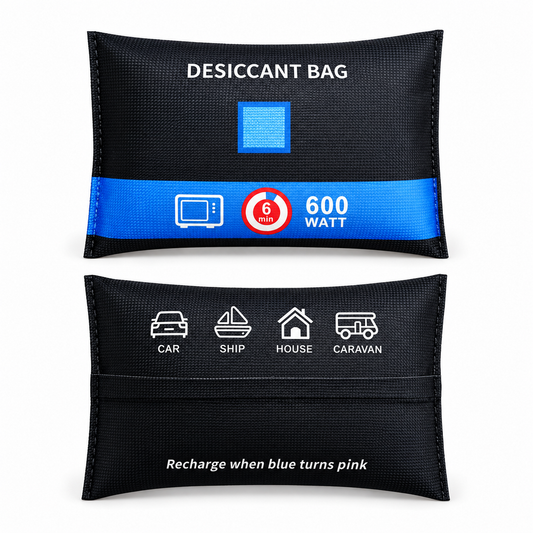 Reusable Silica Gel Car Dehumidifier Bags – 2 Pack