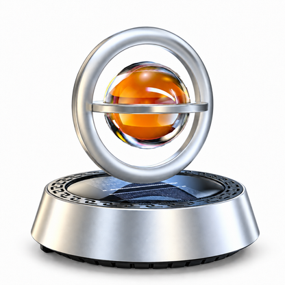 Solar Rotating Car Fragrance Diffuser – Gyroscopic Dashboard Ornament