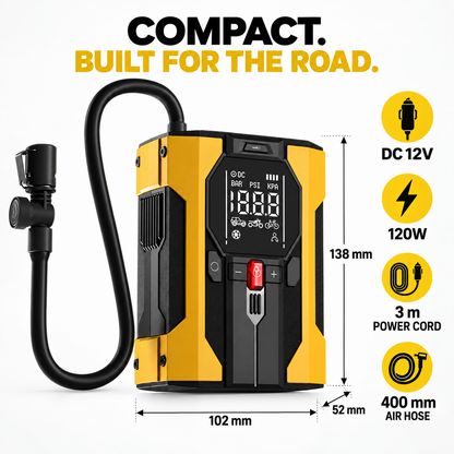 150 PSI 12V Digital Tire Inflator with Auto Shutoff