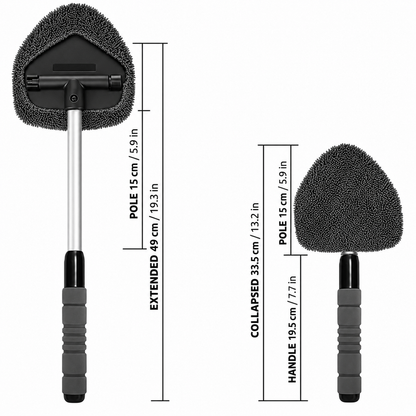 Extendable 180° Car Windshield Cleaning Kit
