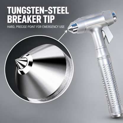 3-in-1 Car Safety Hammer with Seat Belt Cutter