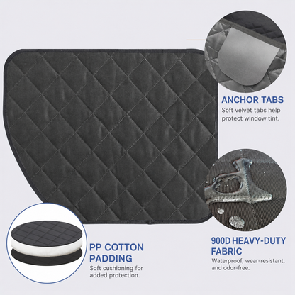 Dog Car Door Protectors, 2-Pack – Waterproof 900D Oxford Scratch Guards, 29 × 22 in