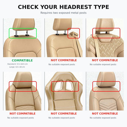 Adjustable Car Headrest Side Support Pillow