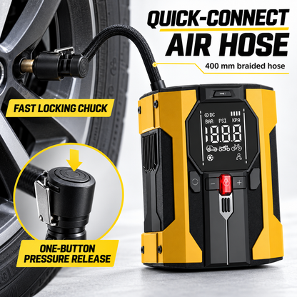 150 PSI 12V Digital Tire Inflator with Auto Shutoff