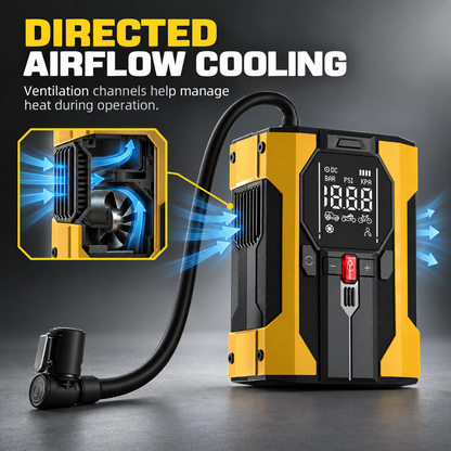 150 PSI 12V Digital Tire Inflator with Auto Shutoff
