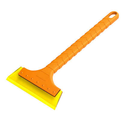 Long-Handle Silicone Ice Scraper for Car Windshields