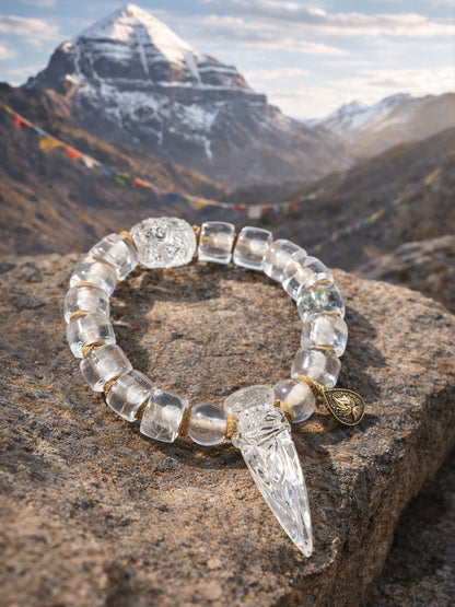 Unbreakable · Vajra Clear Crystal Bracelet