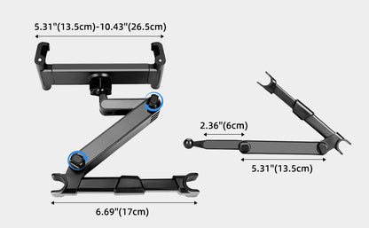 Adjustable Car Headrest Tablet Holder
