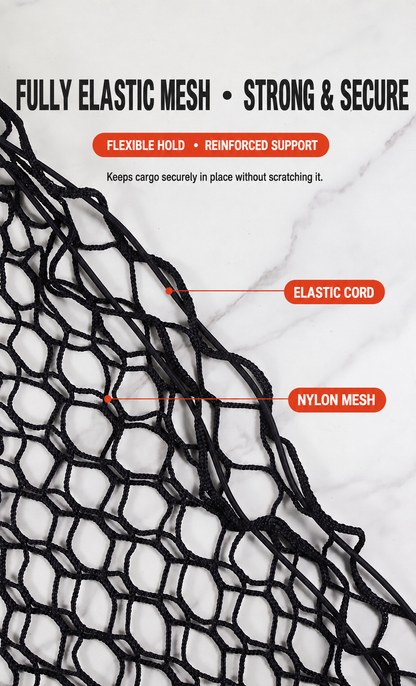 Double-Layer Elastic Trunk Cargo Net