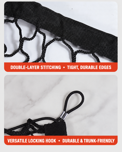 Double-Layer Elastic Trunk Cargo Net