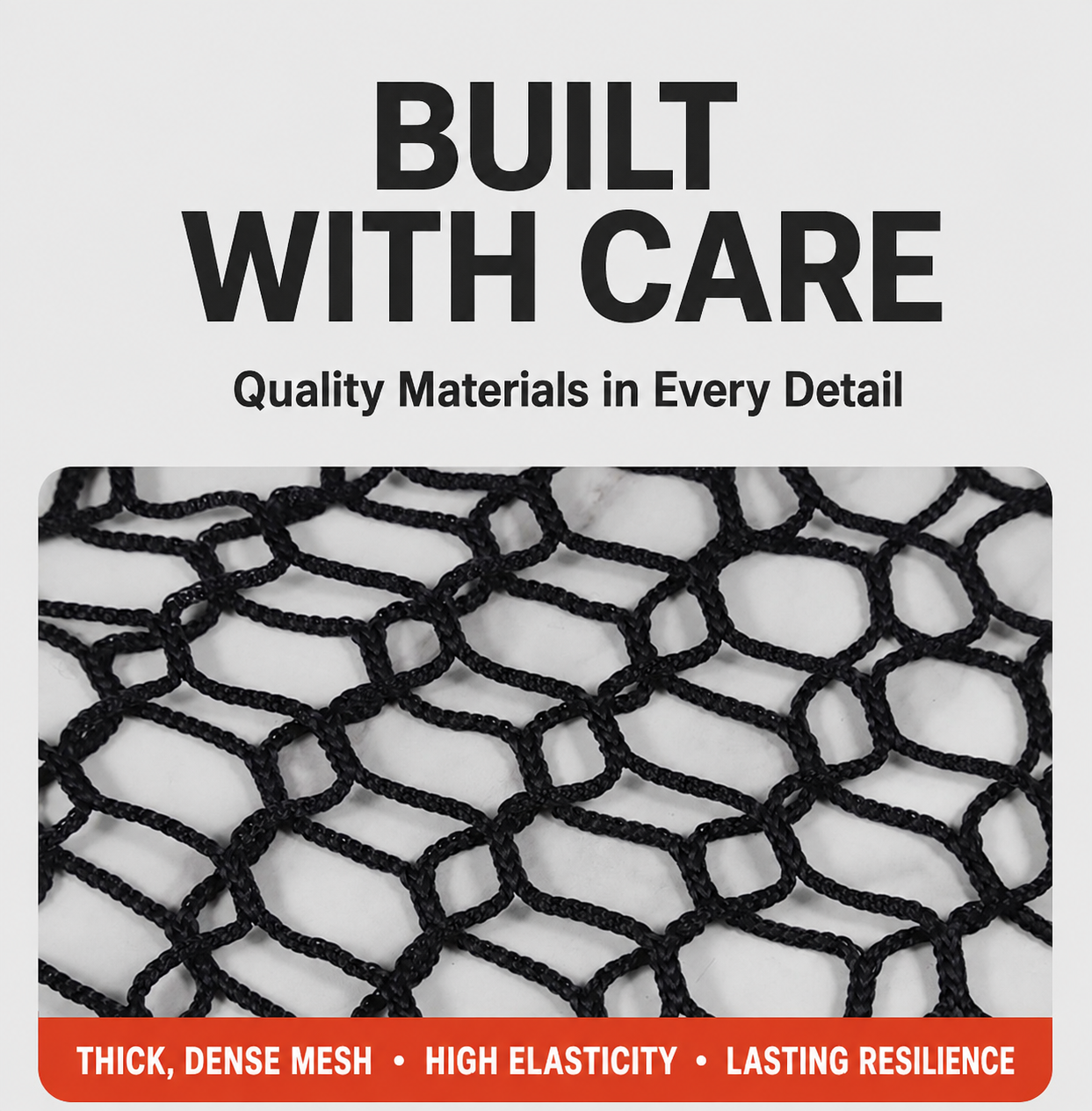Double-Layer Elastic Trunk Cargo Net
