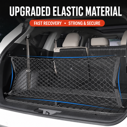 Double-Layer Elastic Trunk Cargo Net