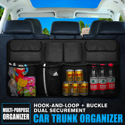 Hanging Car Trunk Organizer – Multi-Pocket Backseat Storage
