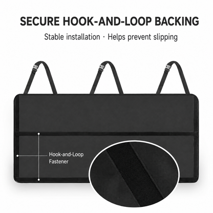 9-Pocket Hanging Car Trunk Organizer – Space-Saving Oxford Storage