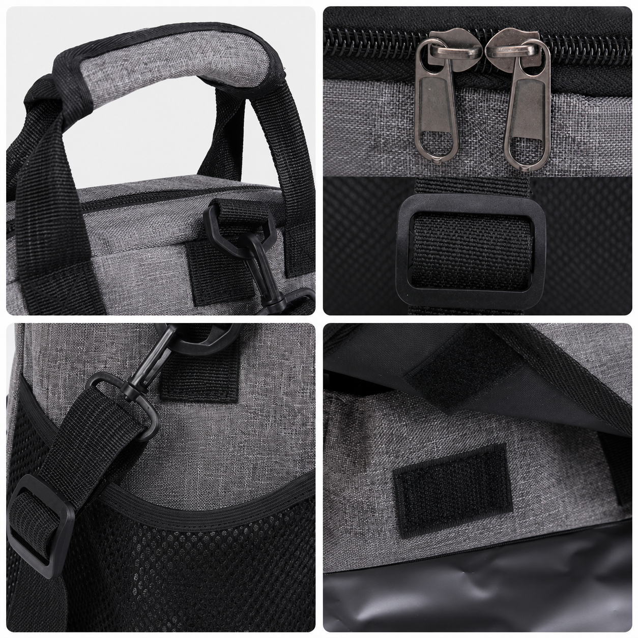 Dog Travel Bag Set with 2 Food Containers & 2 Collapsible Bowls – Waterproof Pet Organizer Tote