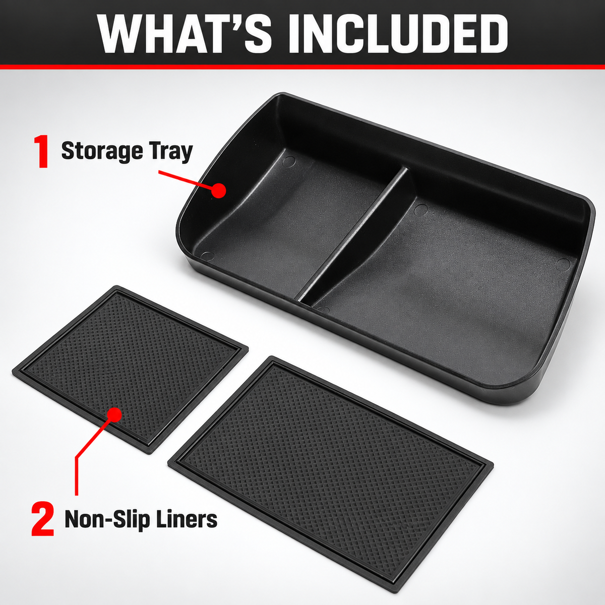 Behind-Screen Storage Tray for Toyota RAV4 2021–2025