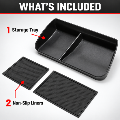 Behind-Screen Storage Tray for Toyota RAV4 2021–2025