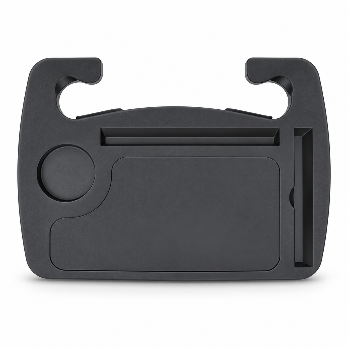 2-in-1 Car Steering Wheel Tray & Seat Gap Organizer