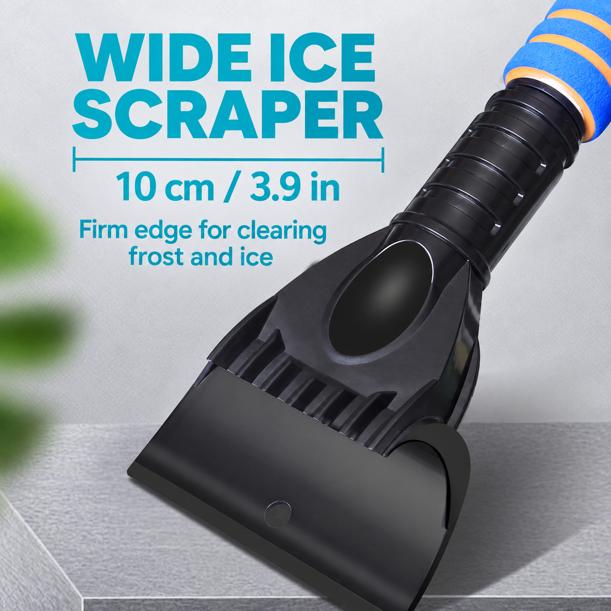 Extendable Ice Scraper with Fleece-Lined Mitt
