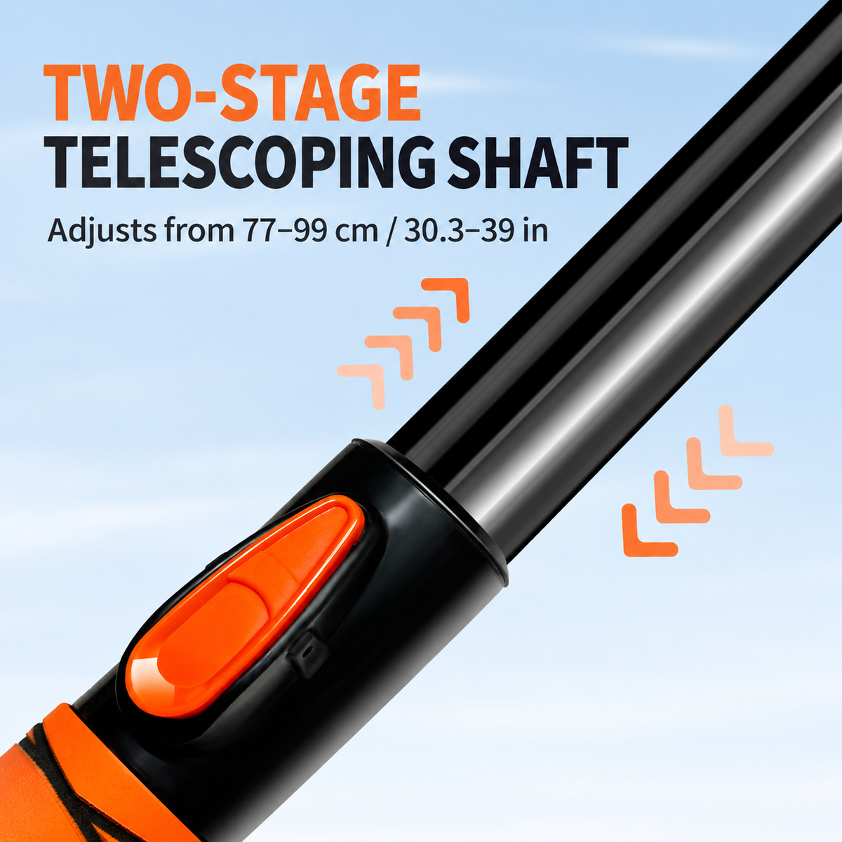 3-in-1 Telescoping Snow Brush & Ice Scraper