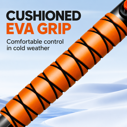 3-in-1 Telescoping Snow Brush & Ice Scraper
