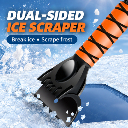 3-in-1 Telescoping Snow Brush & Ice Scraper