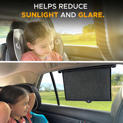 2-Pack Retractable Car Side Window Sun Shades