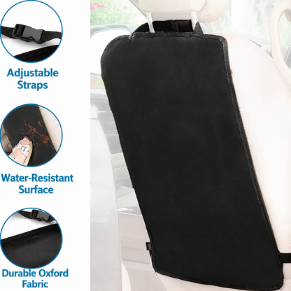 Water-Resistant Car Seat Back Kick Mat