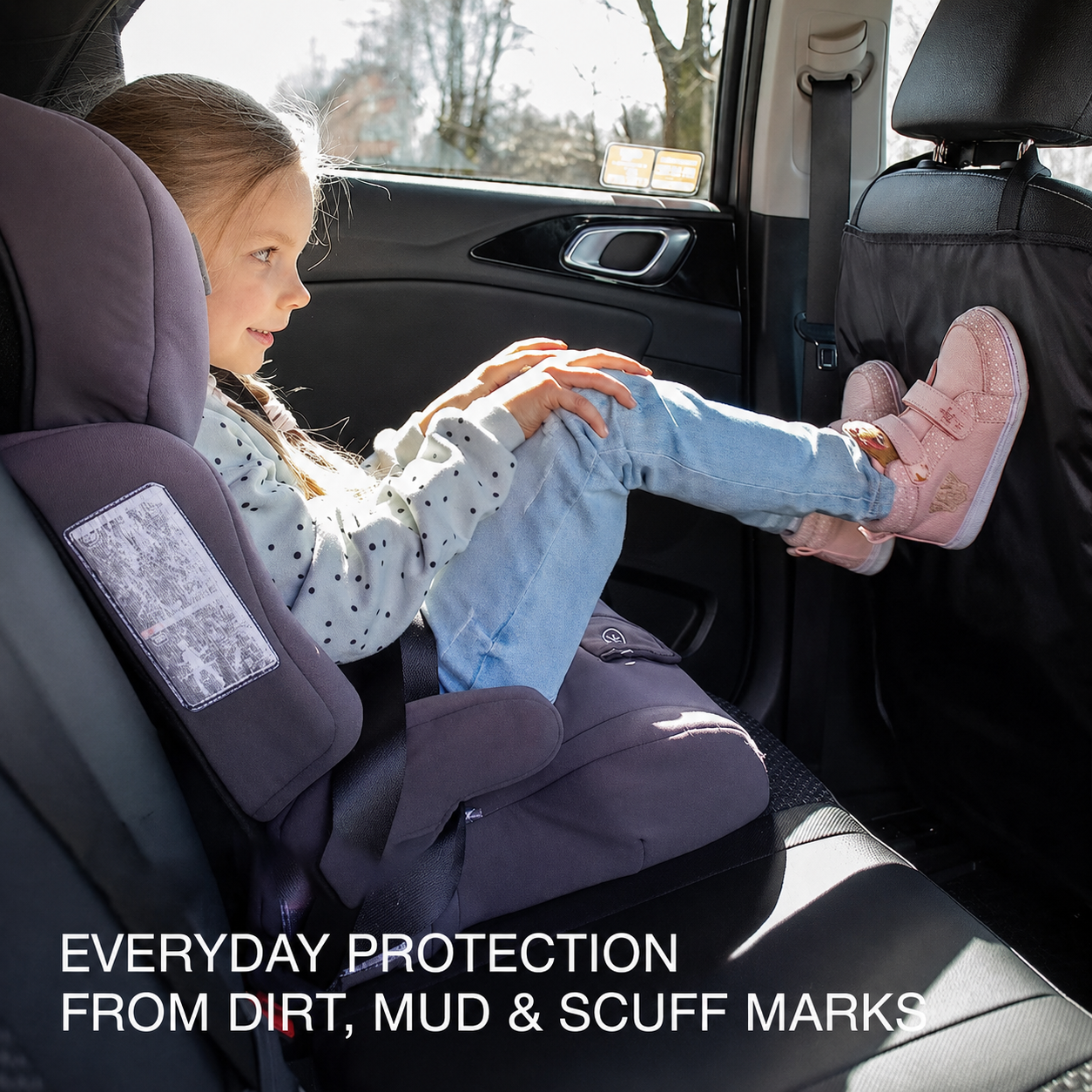 Water-Resistant Car Seat Back Kick Mat