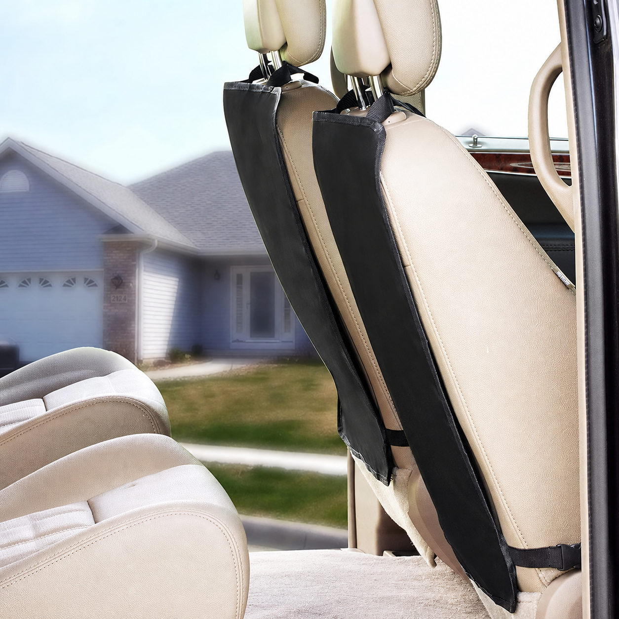 Water-Resistant Car Seat Back Kick Mat