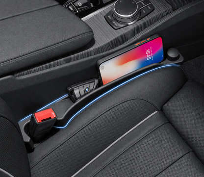 3-in-1 Soft PU Car Seat Gap Filler Organizer