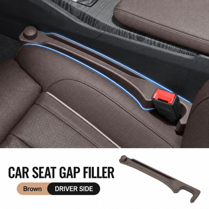3-in-1 Soft PU Car Seat Gap Filler Organizer
