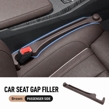 3-in-1 Soft PU Car Seat Gap Filler Organizer