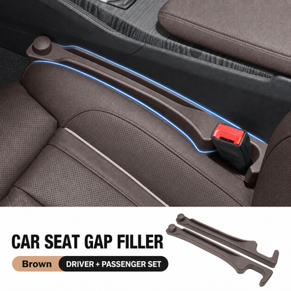 3-in-1 Soft PU Car Seat Gap Filler Organizer