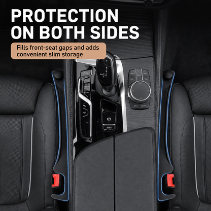 3-in-1 Soft PU Car Seat Gap Filler Organizer