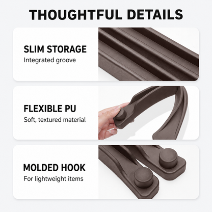3-in-1 Soft PU Car Seat Gap Filler Organizer