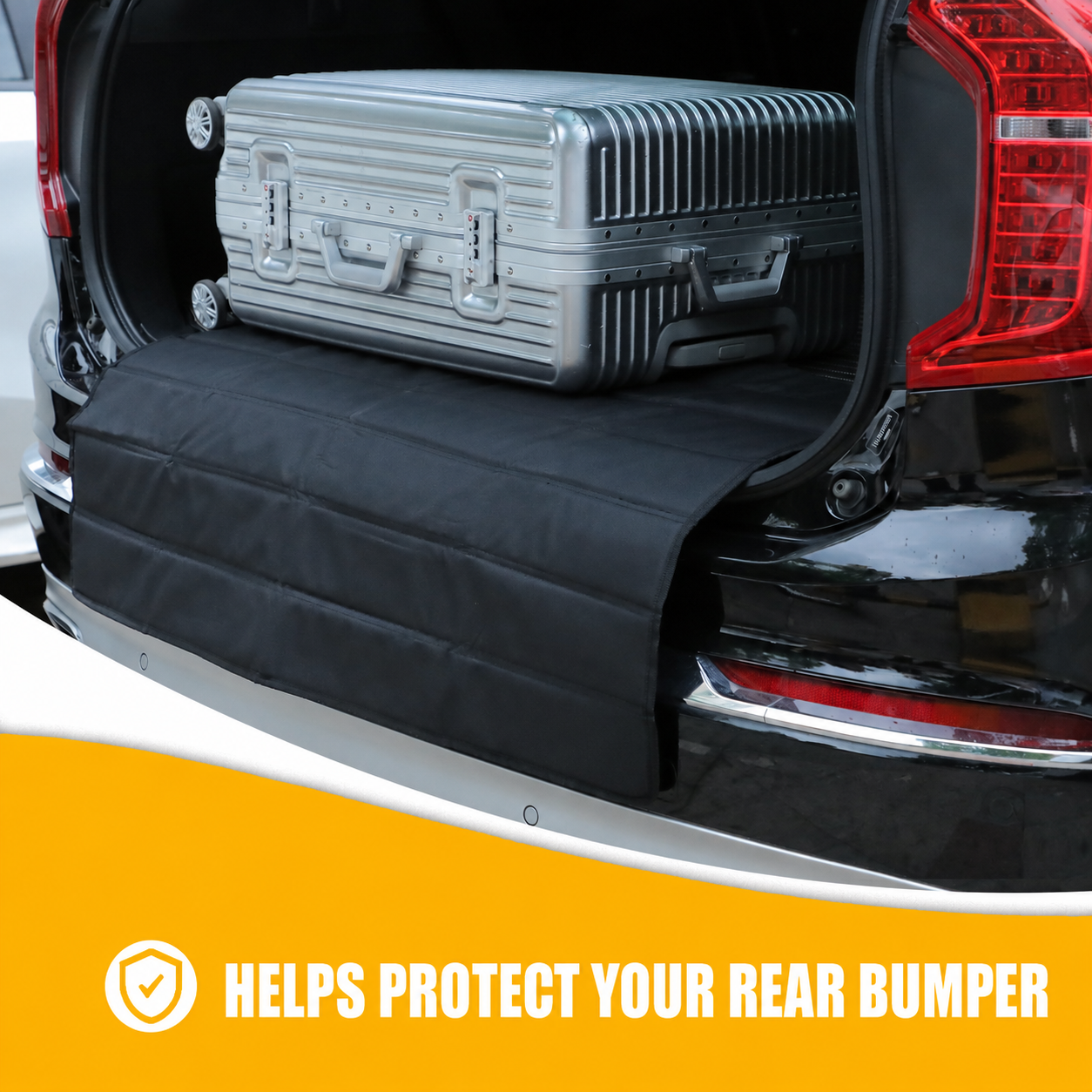 Foldable Car Trunk Bumper Protector Mat