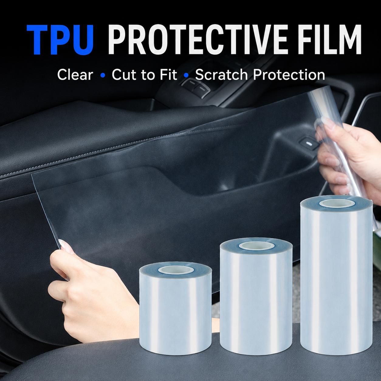 Clear TPU Door Sill Protection Film