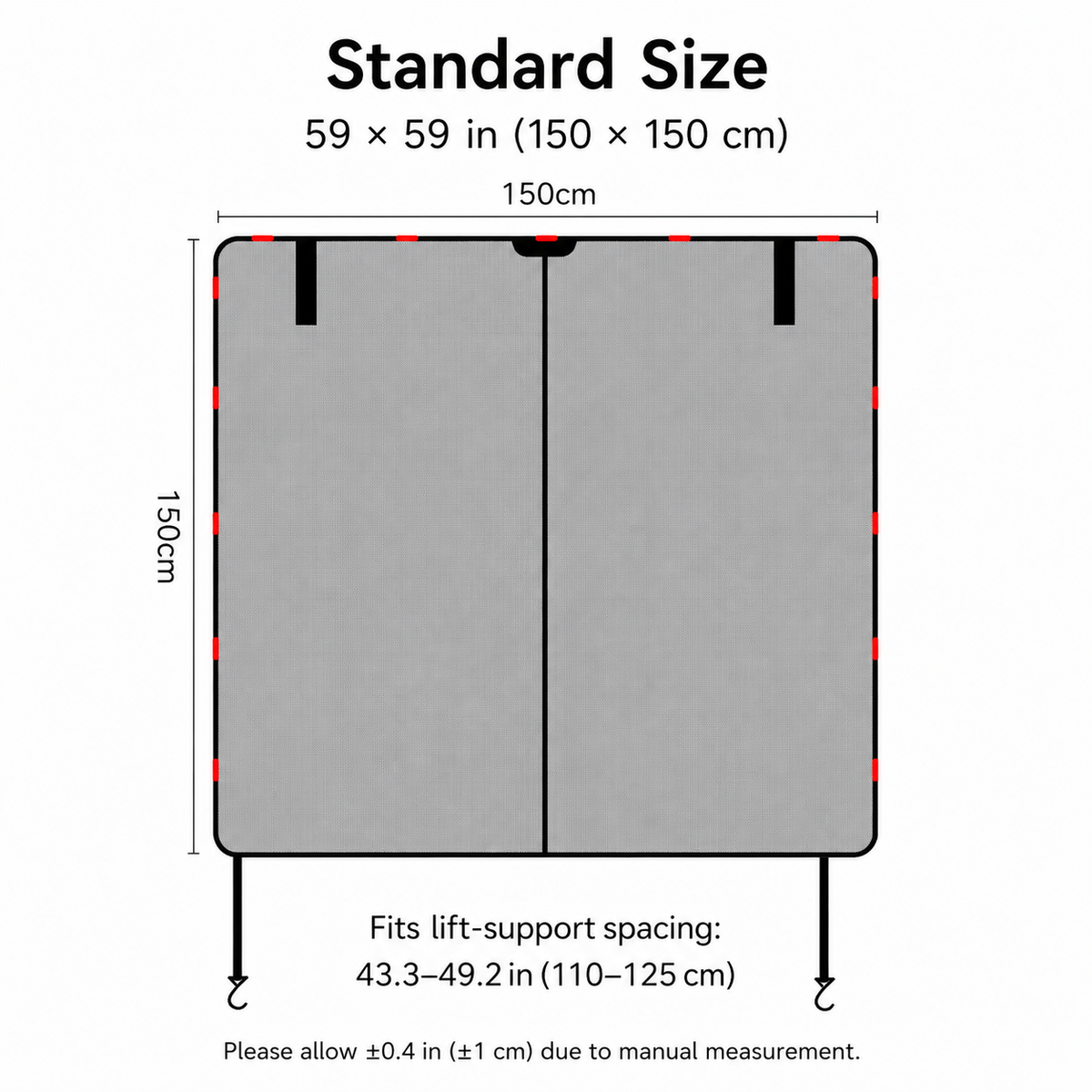 Magnetic SUV Tailgate Mesh Screen