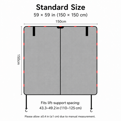 Magnetic SUV Tailgate Mesh Screen