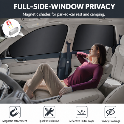 Magnetic Car Side Window Privacy Shades