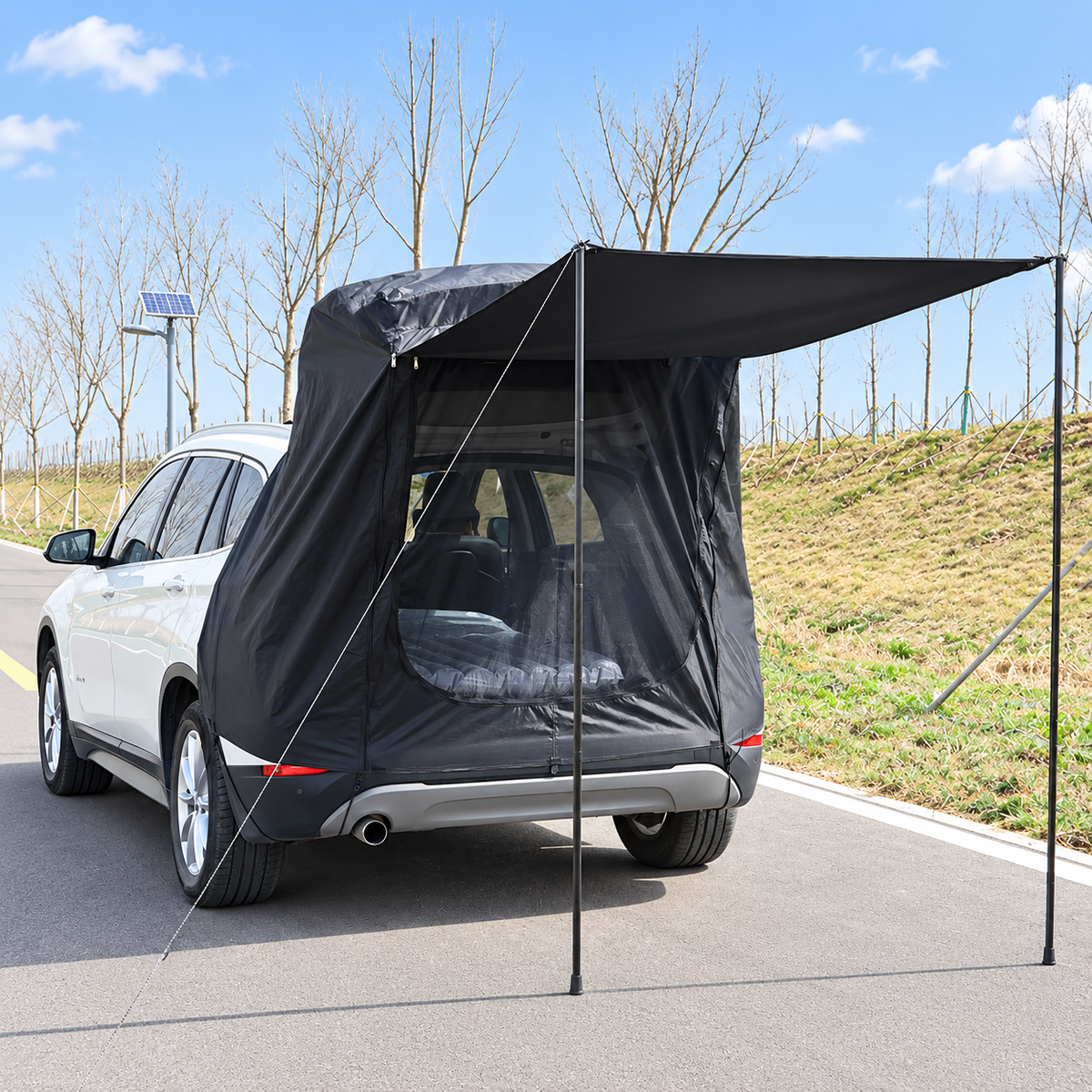 SUV Tailgate Tent with Mesh Screen & Extended Awning
