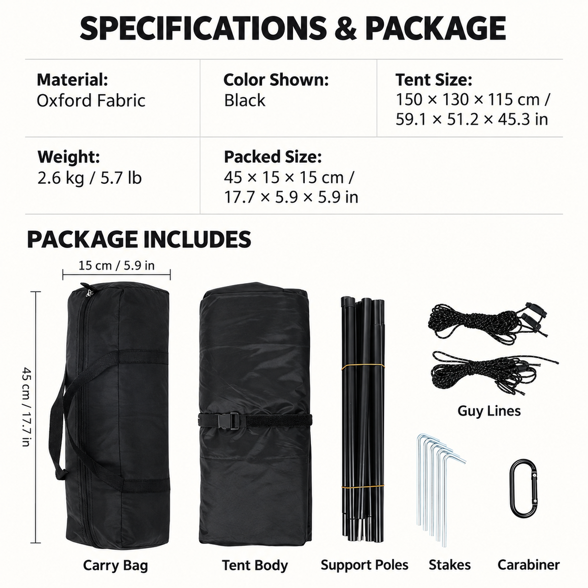 SUV Tailgate Tent with Mesh Screen & Extended Awning