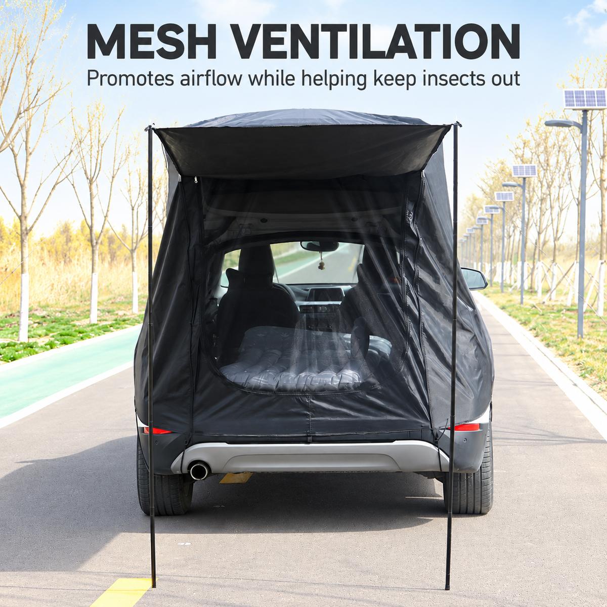 SUV Tailgate Tent with Mesh Screen & Extended Awning